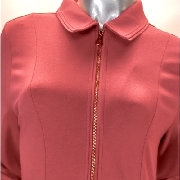 Tailored Maxi Dress in Gorgeous Orange Long Sleeves + Pockets Fit + Flare EUC - Picture 9 of 12